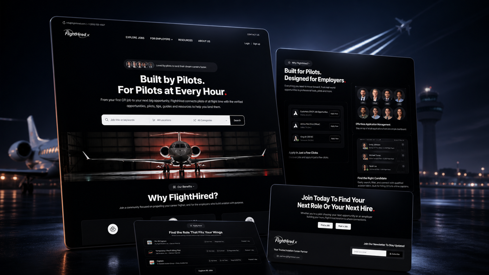 FlightHired — Aviation Recruitment Marketplace
